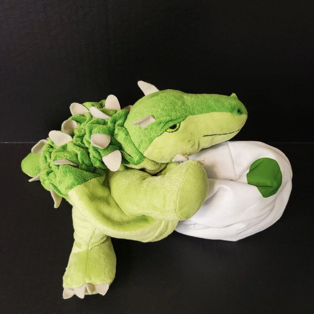 IKEA JATTELIK Ankylosaurus Dinosaur Soft Toy Plush Animal Transforms‎ To An Egg